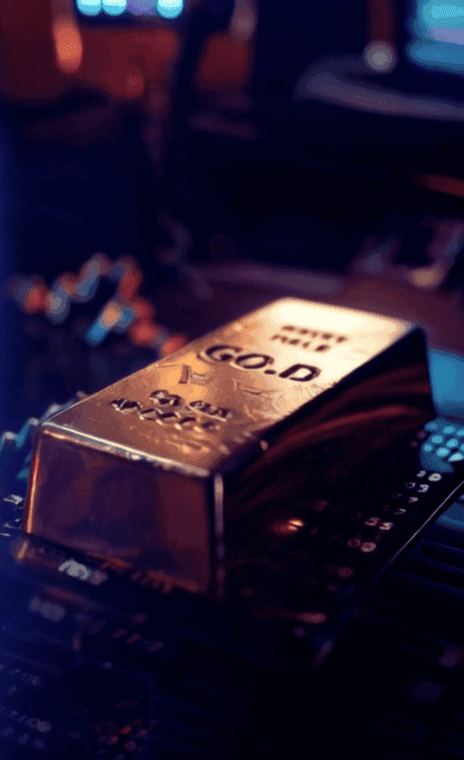 Gold bullion bar representing precious metals and gold CFD trading with INGOT.